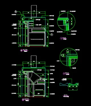 宾馆前台CAD施工模板