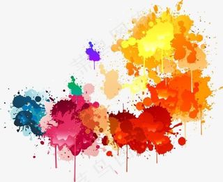 彩色炫酷鲜艳活动素材