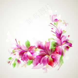 梦幻花背景图 梦幻花背景图