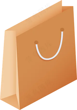 手提袋购物袋纸袋PNG素材图片