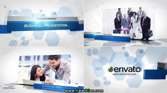 AE商业图片展示模板