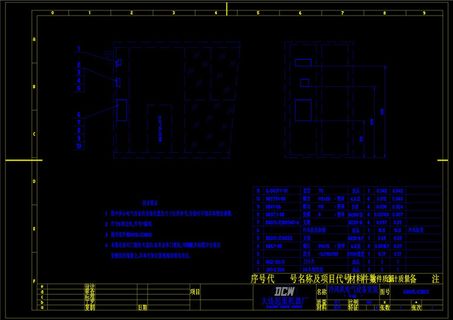 电气工业图CAD机械图纸
