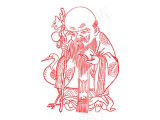 寿星矢量素材