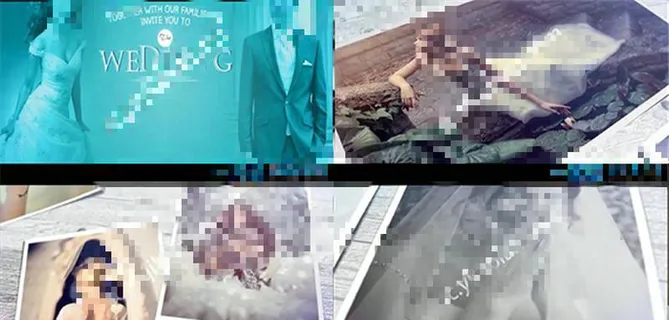 幸福浪漫的一款ae婚庆模板