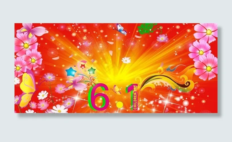 儿童节背景图图片(4724X2362(DPI:300))psd模版下载