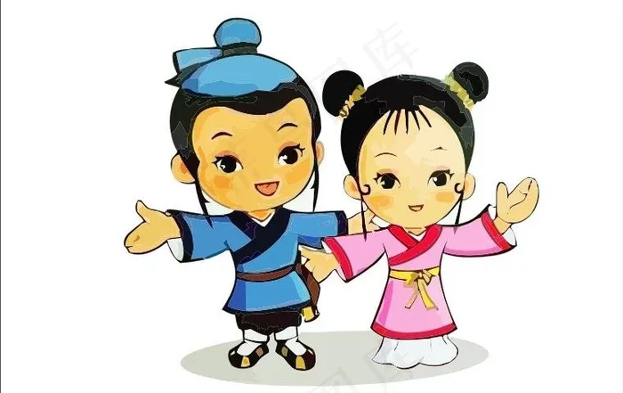 吉祥物logo图片cdr矢量模版下载