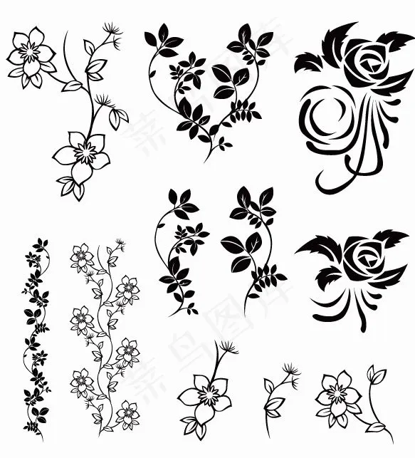 矢量花包eps,ai矢量模版下载