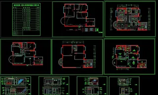 中式室内设计施工图