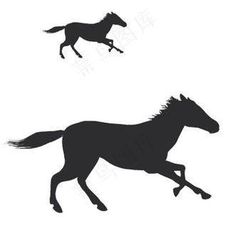 逐帧奔跑的马flash动画