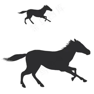 逐帧奔跑的马flash动画