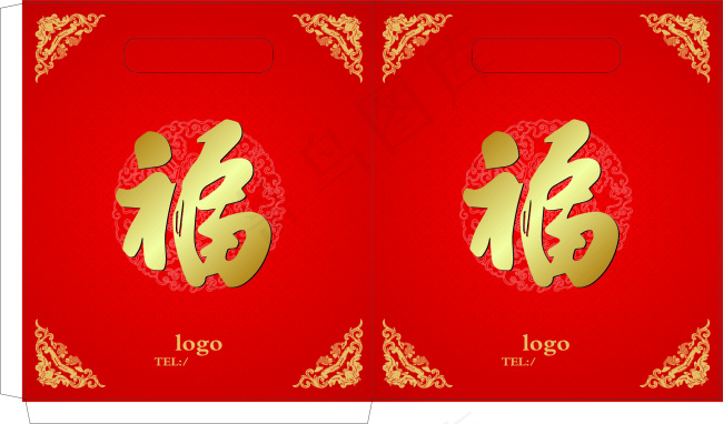 大红包eps,ai矢量模版下载