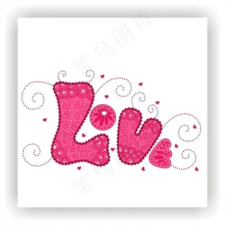 love花字体