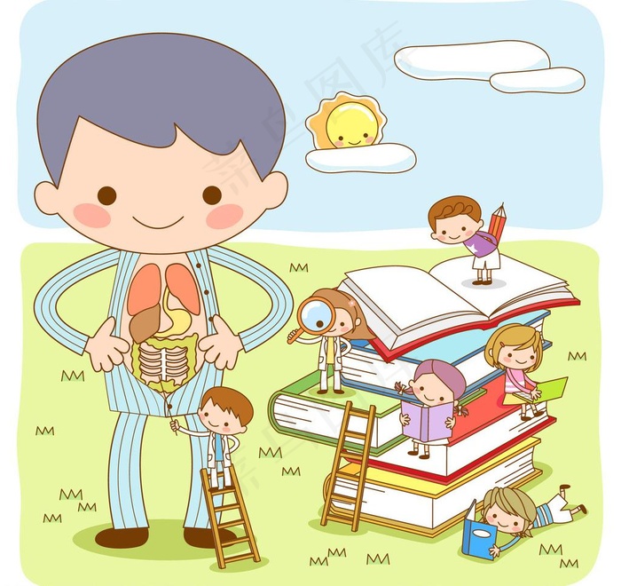 内科医生看病图片