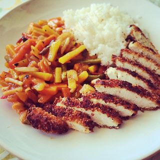 健康营养盖浇饭高清图