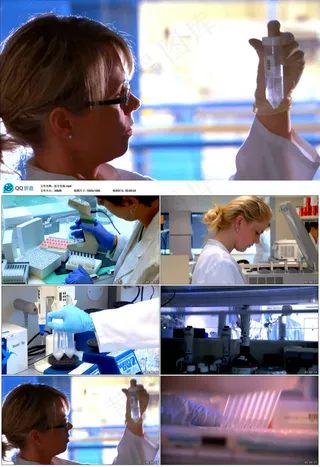 医生化验视频素材