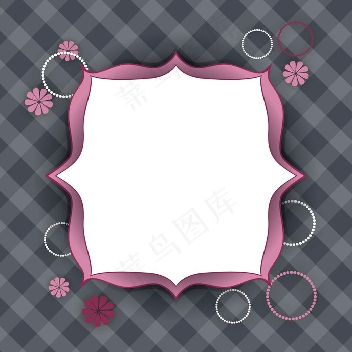 三八妇女节贺卡或海报与你对摘要的灰...