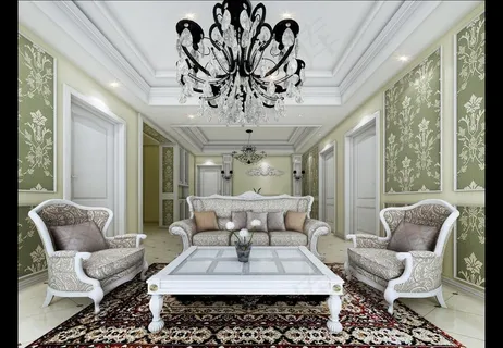 欧式客厅效果图图片