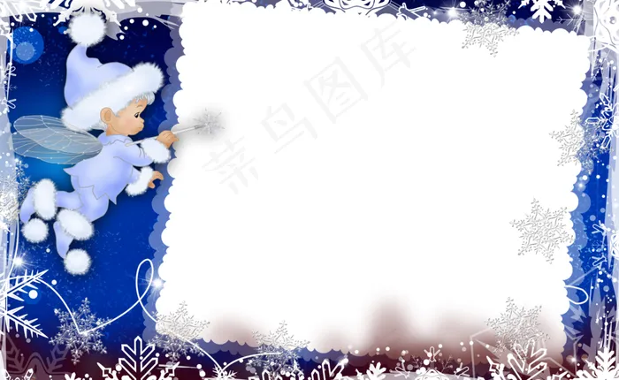 圣诞框架平面设计图图片