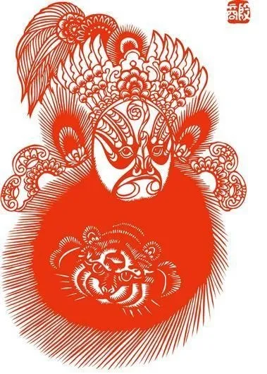 崇侯虎 进妲己 花三块瓦脸 中国传...ai矢量模版下载