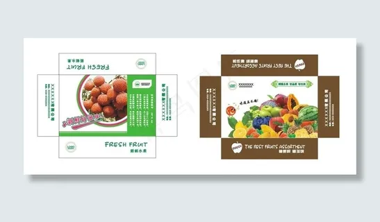 荔枝 水果盒包装图片