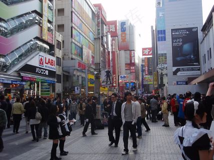 日本街头一景图片