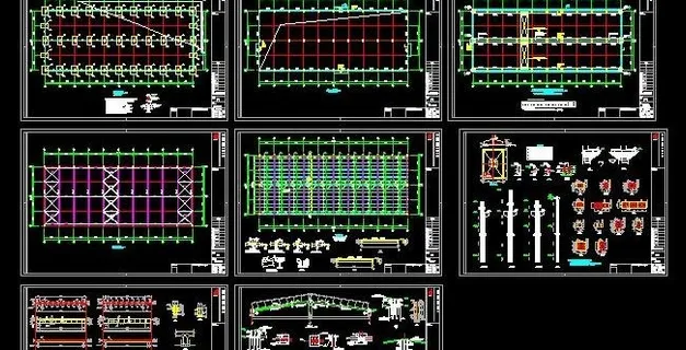 24米钢结构车间图（全套）