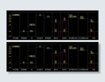 开关插座位置图CAD模型