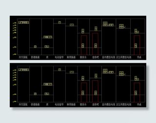 开关插座位置图CAD模型