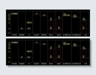 开关插座位置图CAD模型