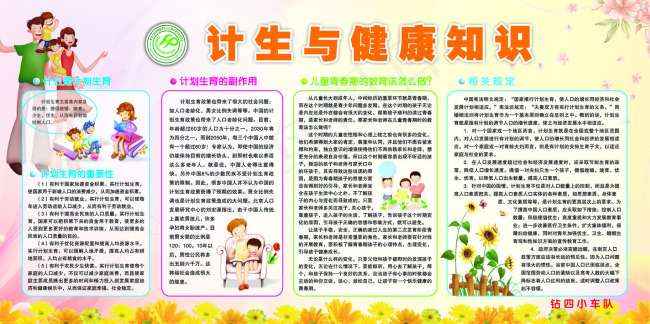 计划生育宣传psd模版下载
