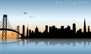 美丽的海滨城市风光矢量集07