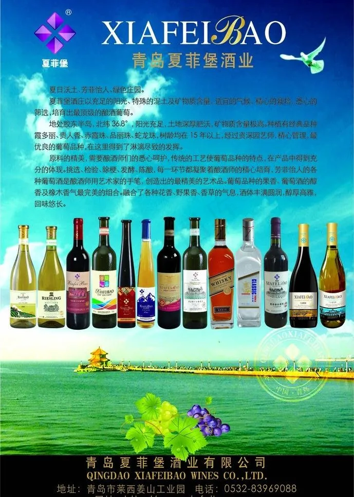 夏菲堡海报图片cdr矢量模版下载