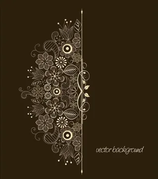 可爱欧式花纹花朵图片