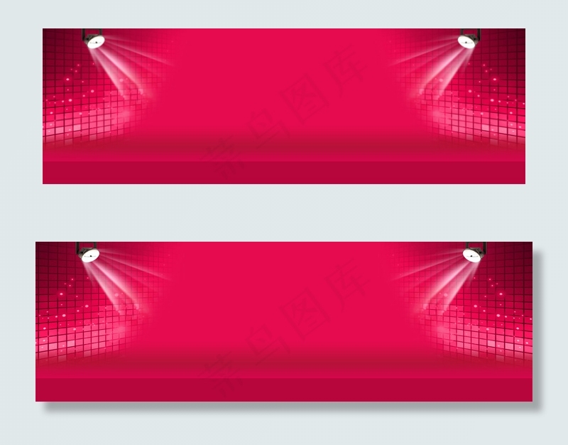 淘宝舞台光线炫酷背景banner　