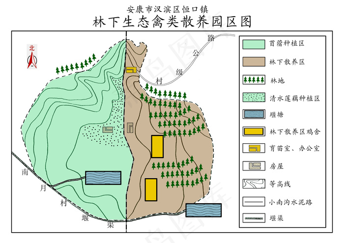 生态养殖园区图