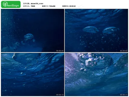 动态影视素材 海水实拍专辑04