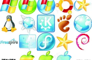 最新水晶风格系统图标