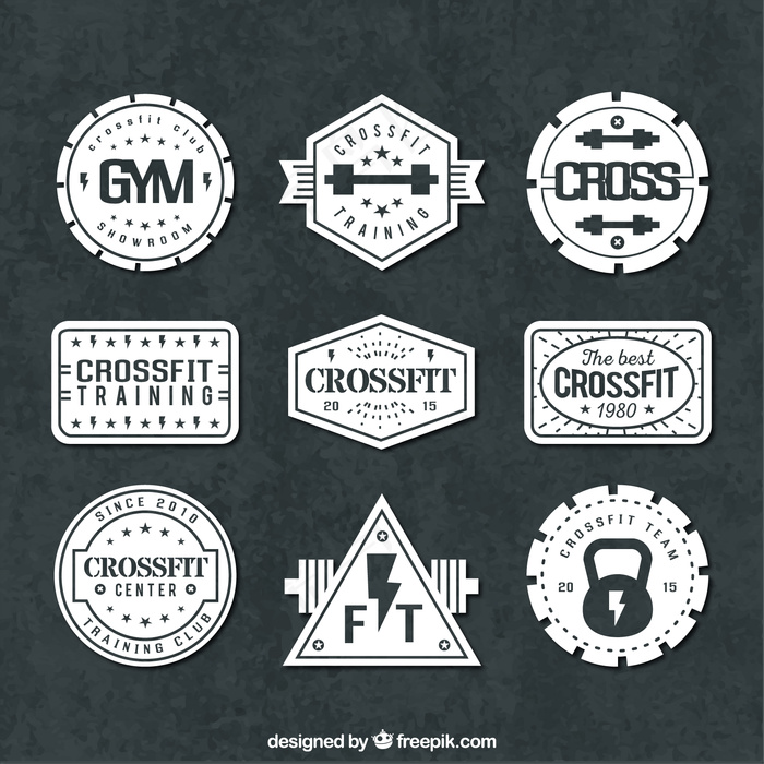 复古风格的体育徽章种类