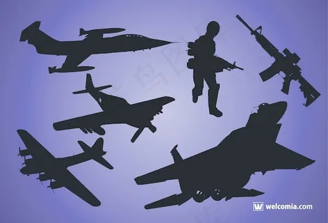 军事的剪影