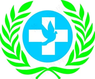 和平鸽医疗个性LOGO设计矢量素材