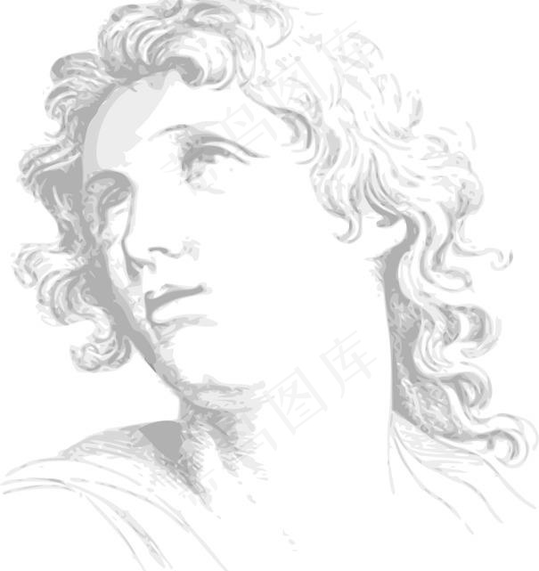 人脸表情的女人