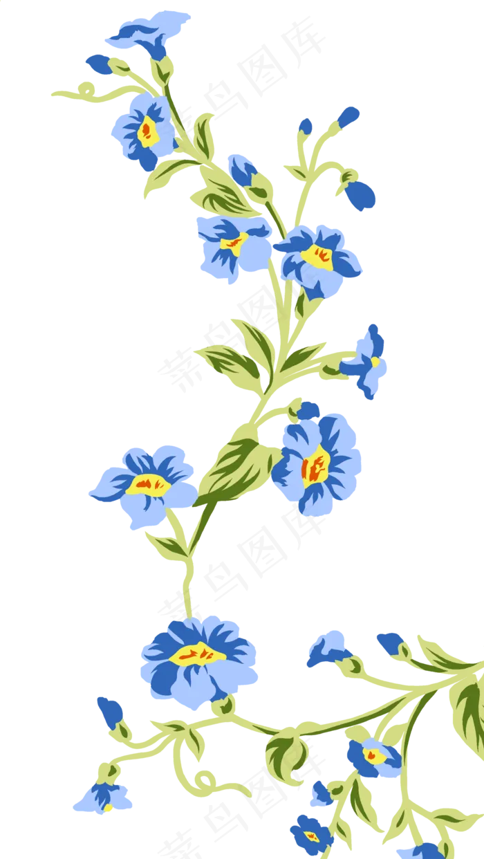 浪漫粉色唯美花朵花卉花环夏季海报素...