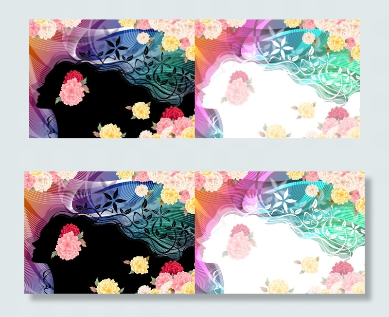 女人花矢量素材5