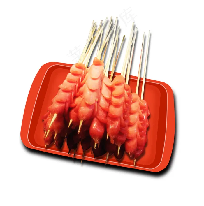 烧烤香肠psd模版下载