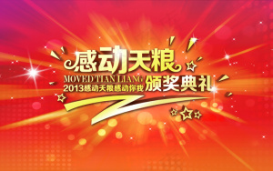 感动天粮颁奖典礼PSD源文件