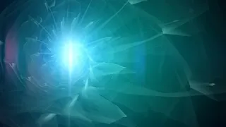 螺旋式上升的蓝色光的运动背景 视频...