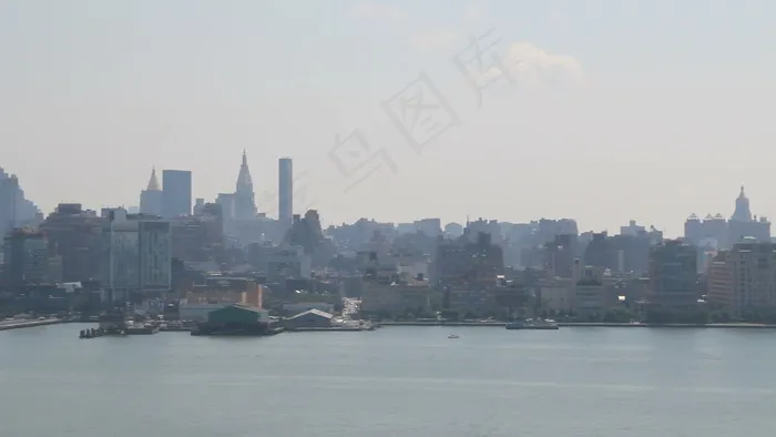 纽约天际线平移股票视频 视频免费下...