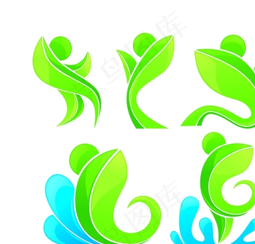 矢量生态环境标识图片素材