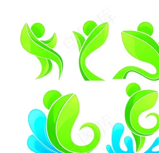 矢量生态环境标识图片素材