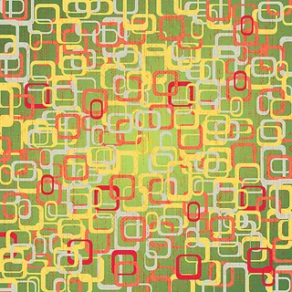 红黄色方块背景